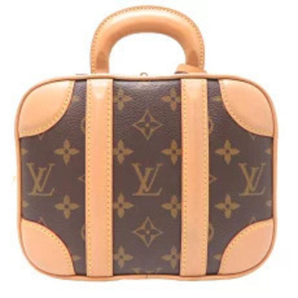 Louis Vuitton Valisette Bag Monogram Shoulder Brown